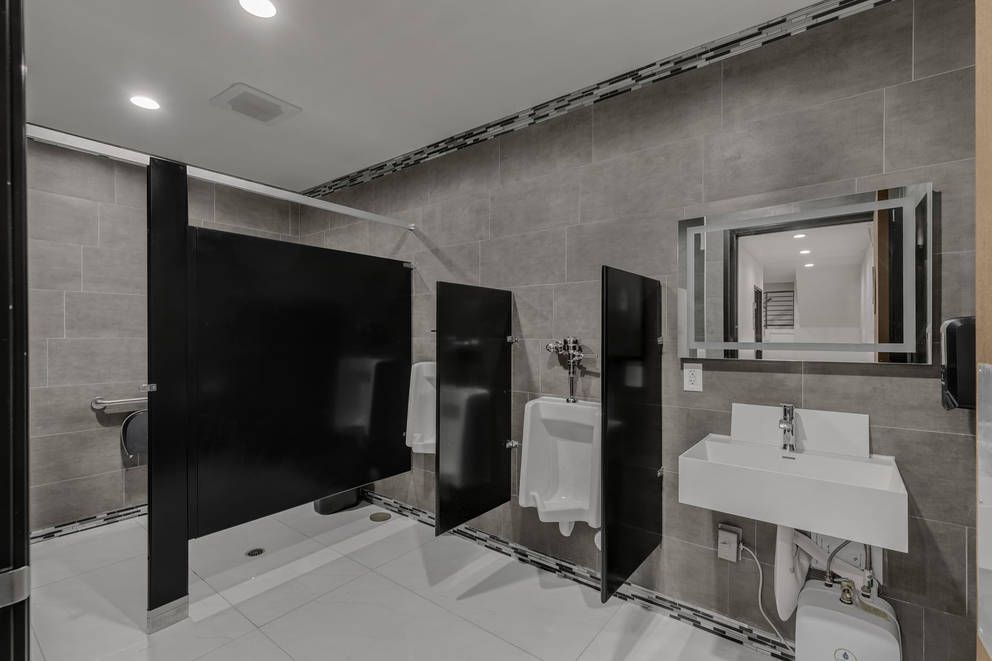 The guest restrooms