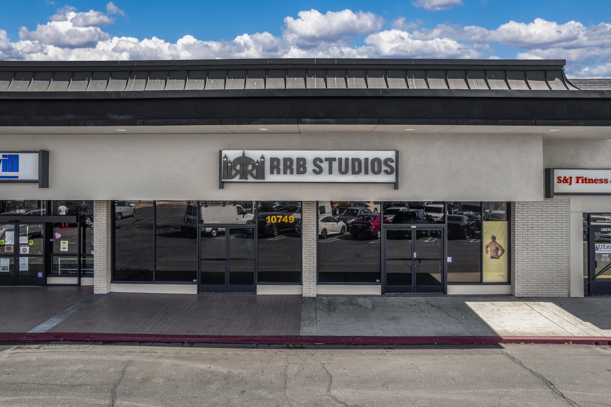 The RRB Studios storefront at 10749 South Street, Cerritos